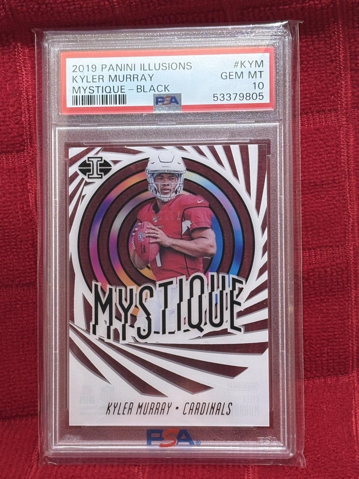 Kyler Murray Panini Illusions Mystique #KYM Black