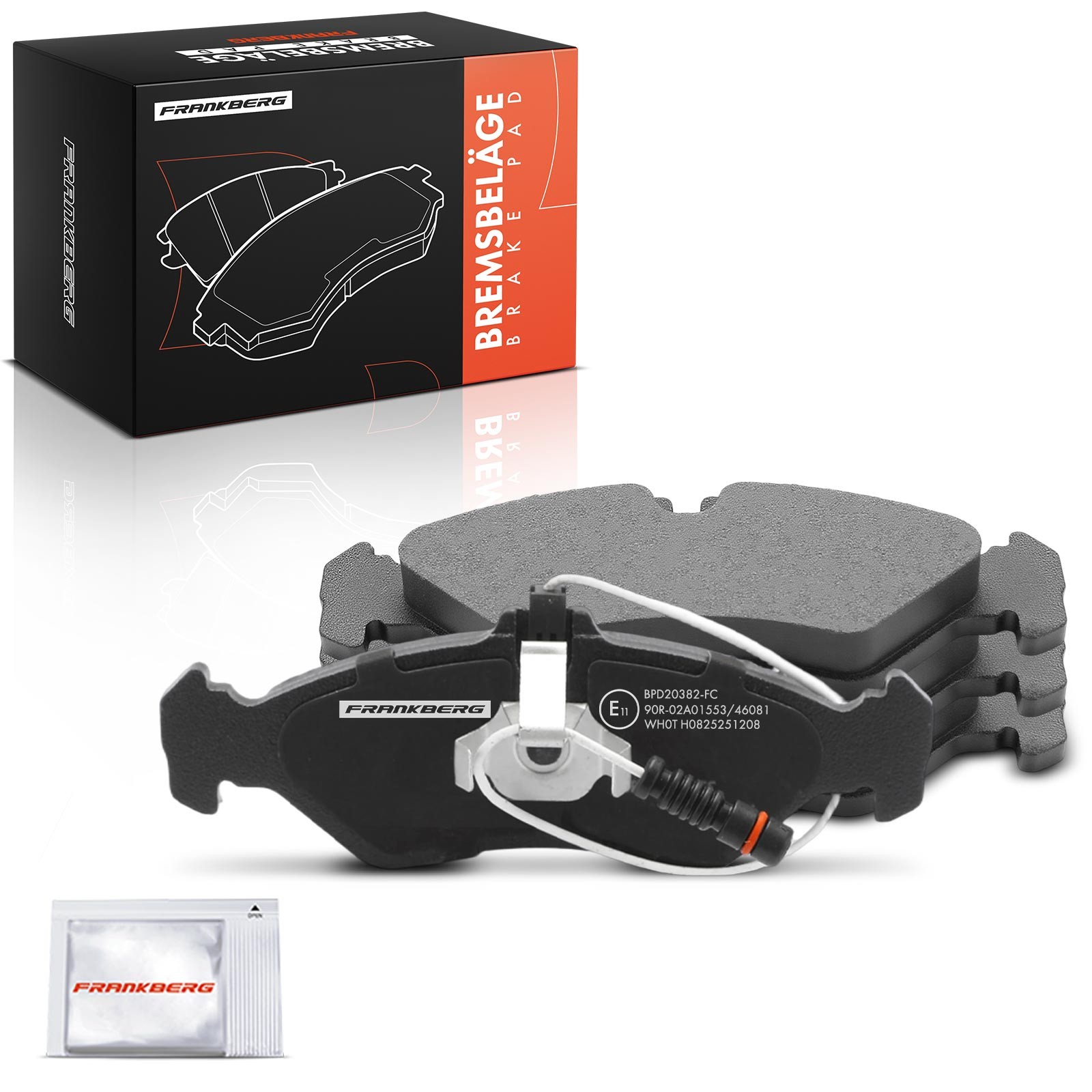 FRANKBERG Brake Pads Set for Mercedes-Benz LT Mk II Sprinter 2-T B901 B902 Rear