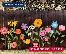 12Pcs Spring Large Stencils Reusable Floral Plastic Drawing Wildflower