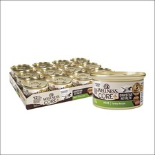 Digestive Health Pate Wet Cat Food Grain Free Natural Protein Rich Turkey Recipe