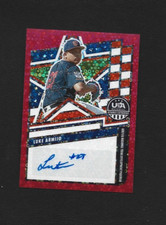 2026 Panini USA Baseball Stars & Stripes Luke Armijo Red Disco Prizm Auto /25