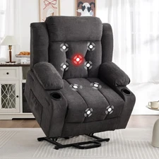 Dual Motor Power Lift Recliner for Elderly, Large Electric Lift Recliner