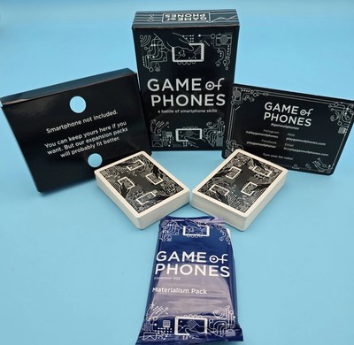 Game Of Phones + 30 Card Expansion Pack A Battle Of Smartphone Skills Party Game