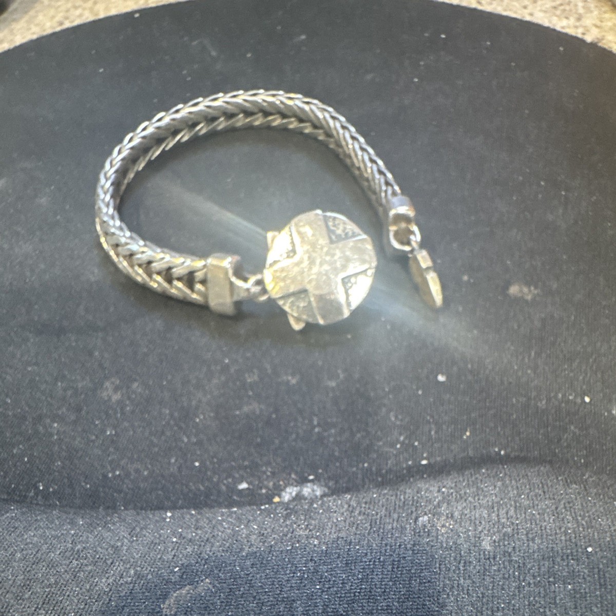 james avery forged by faith medium men’s braclet