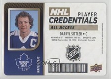 2017-18 Upper Deck MVP Achievement Level 5 All-Access Darryl Sittler HOF fv4