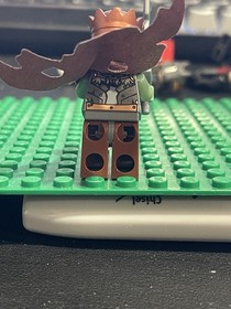 Lego Rare Troll King Copper Crown w/ cape Fantasy Era Castle minifigure 7097 HTF