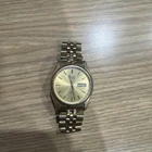 Working VINTAGE Seiko® SQ Watch Day-Date Gold Toned Bracelet Style 5Y23-8A60 A4