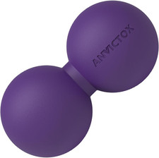 Peanut Massage Ball,Double Lacrosse Ball for Neck and Back,Medium Density Myofas
