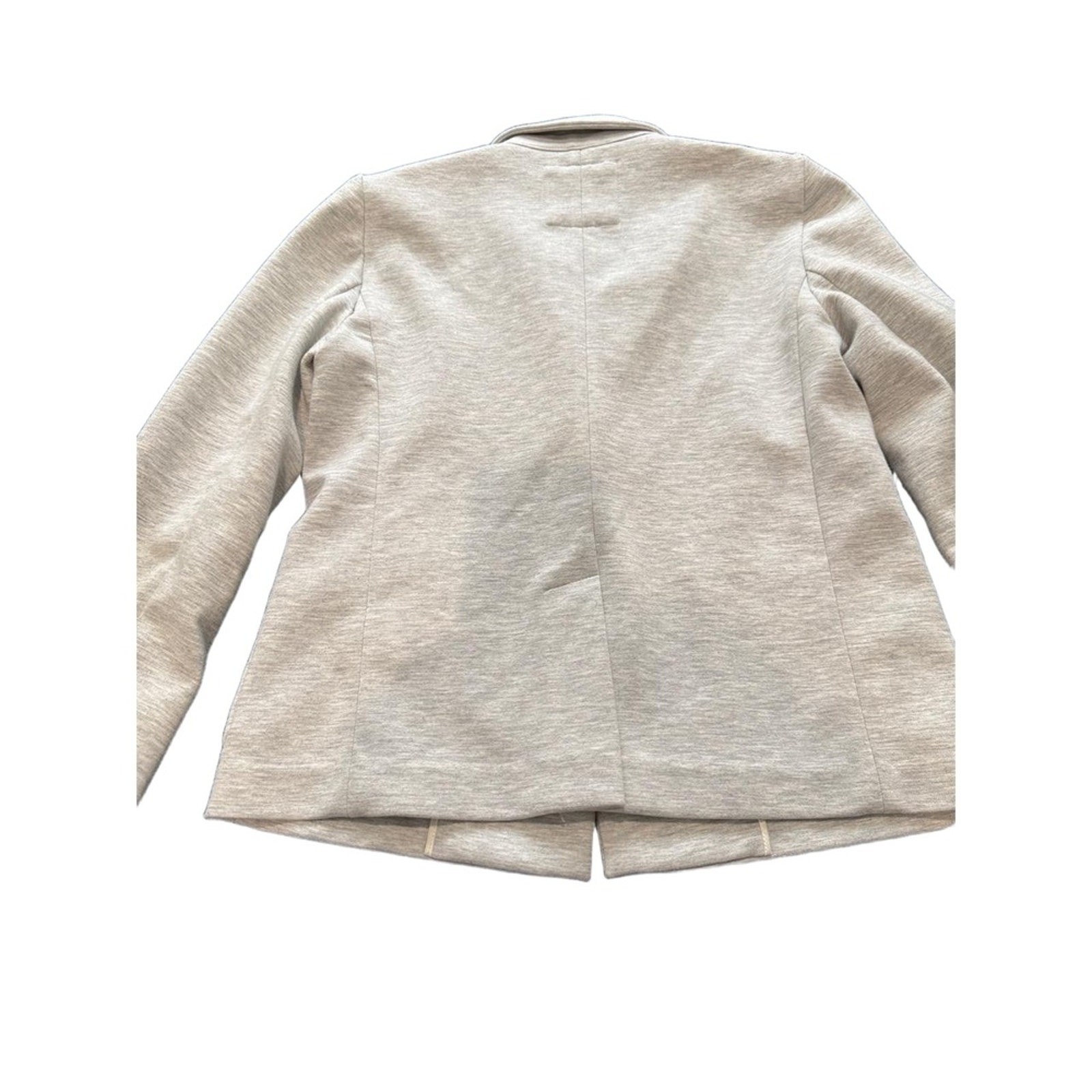 GAP Heather Gray Single Button Notched Lapel Fren… - image 3