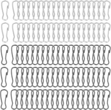 Lanyard Hooks, 200 Pcs 16X5.8X1.5Mm Stainless Steel 304 Spring Snap Hook Metal C