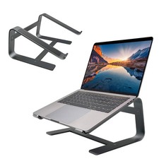 Aluminum Laptop Stand for Desk - Works with All MacBook//Air  Laptops Betwee...