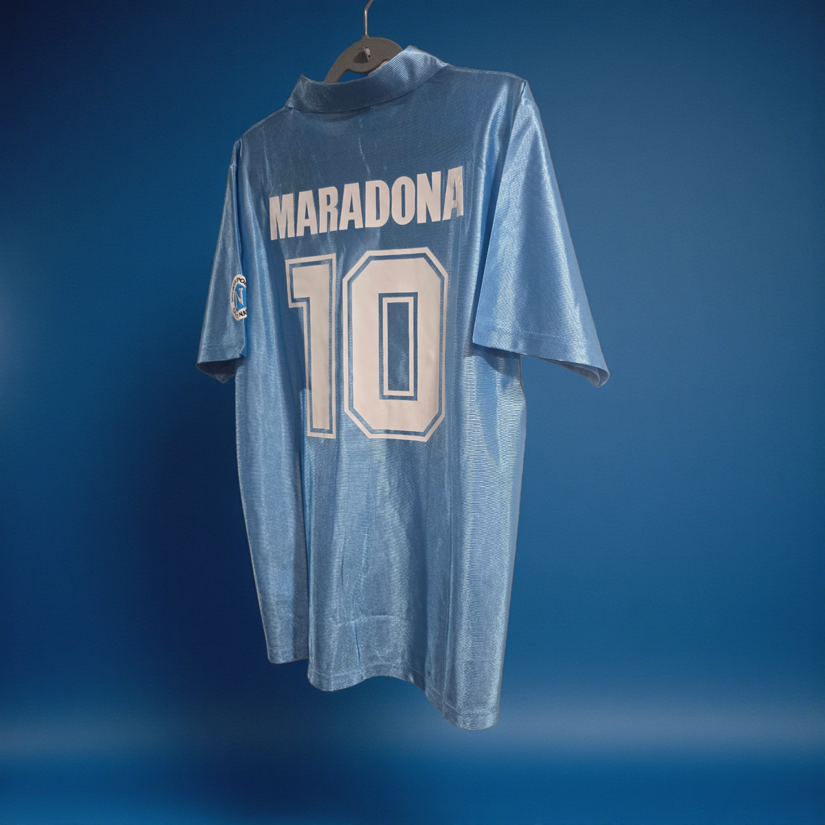 SSCナポリ MARADONA 10 シャツ L 青 SSC NAPOLI HOME 1990/1991 - Football Soccer - MARADONA # 10 - 2XL