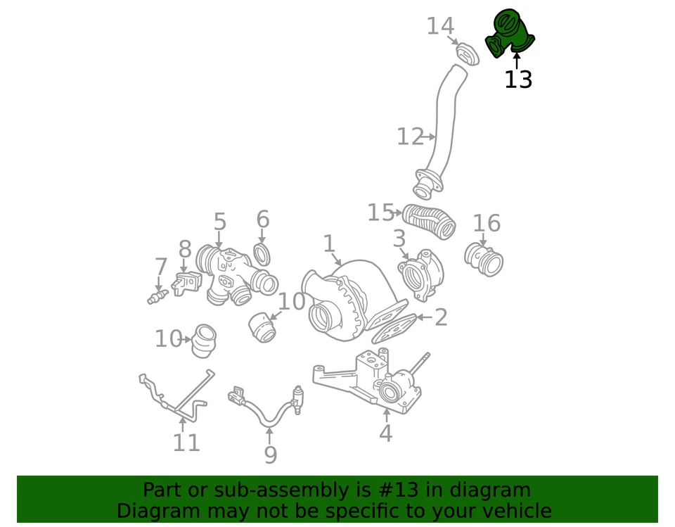 Tubo de escape original Ford F81Z-6K854-DA CANTIDAD 1 Foto 2 de 4