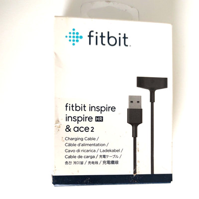 Fitbit Charging Cable for Fitbit Inspire/Inspire HR and Ace 2 Black - Brand New