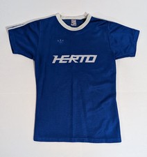 adidas Vintage 70s Blue Soccer Jerseys Size M Medium Made In West Germany