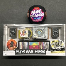 MGA's Miniverse Real Music Record Player Mini Playable Vinyl NEW With 1 Pod New