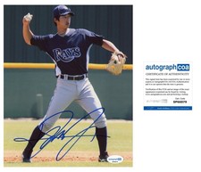 Hak-ju Lee Autographed Signed 8X10 Photo MLB Baseball Tampa Bay Rays ACOA COA
