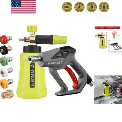 #ad #ad High Pressure Washer Gun Snow Foam Lance 4000 PSI Cannon Foam Blaster Power ... $75.53