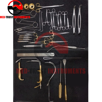 Breast Augmentation Set Plastic Surgery Surgical Instruments Set Of 38 Pcs
