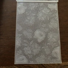 Stampin Up! Country Floral Textured Embossing Folder (folder only)