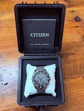 CITIZEN PROMASTER ECO-DRIVE, RADIO CONTROLLED CHRONOGRAPH WITH BOX