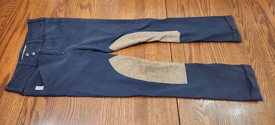 Tailored Sportsman, Trophy Hunter jods jodhpurs, navy, girl's 10R front zip