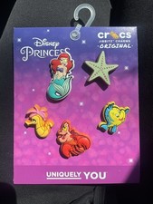 Crocs Jibbitz Disney Princess Ariel The Little Mermaid 5 Pack