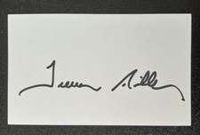 1996 TIGERS: Trever Miller, SIGNED 3x5 Card
