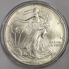 1995 1oz .999 Silver American Silver Eagle in a Capsule
