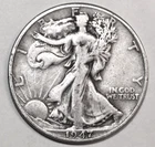 1947-D Walking Liberty Half Dollar - Very Fine - #0324EC FREE SHIPPING