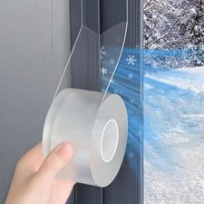 Transparent Window Weather Sealing Tape, 2 Inch x 33 FT, Weather Stripping Re...