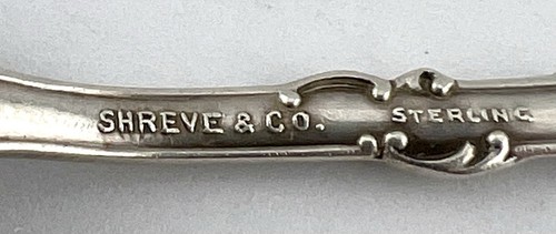 Antique Shreve & Co Sterling Silver Golden Gate San Francisco Souvenir Spoon - Picture 5 of 6