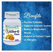 Planet Ayurveda Aller G Care 60 Capsules , 100 Herbal Formula
