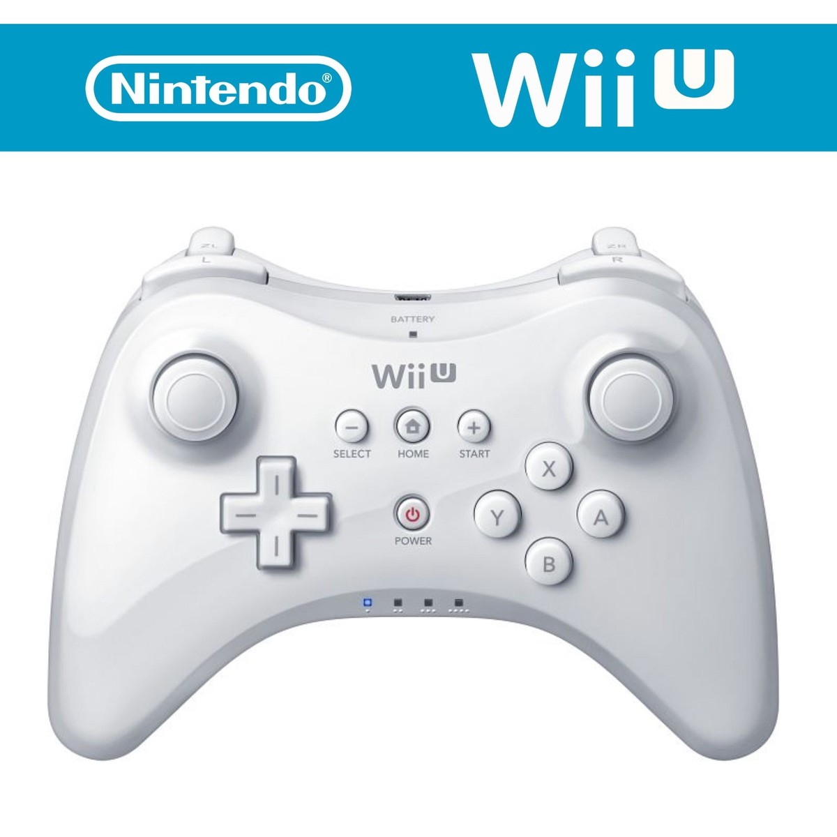 Nintendo Wii U ORIGINAL Pro Controller Gamepad 🎮✓ in weiß