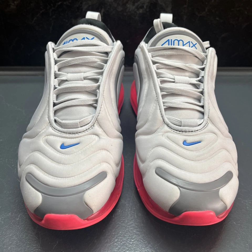Nike Air Max 720 GS Platino Rosa Azul Explosión AQ3196-008 Talla 7Y = Mujeres Talla 8.5 Foto 3 de 4