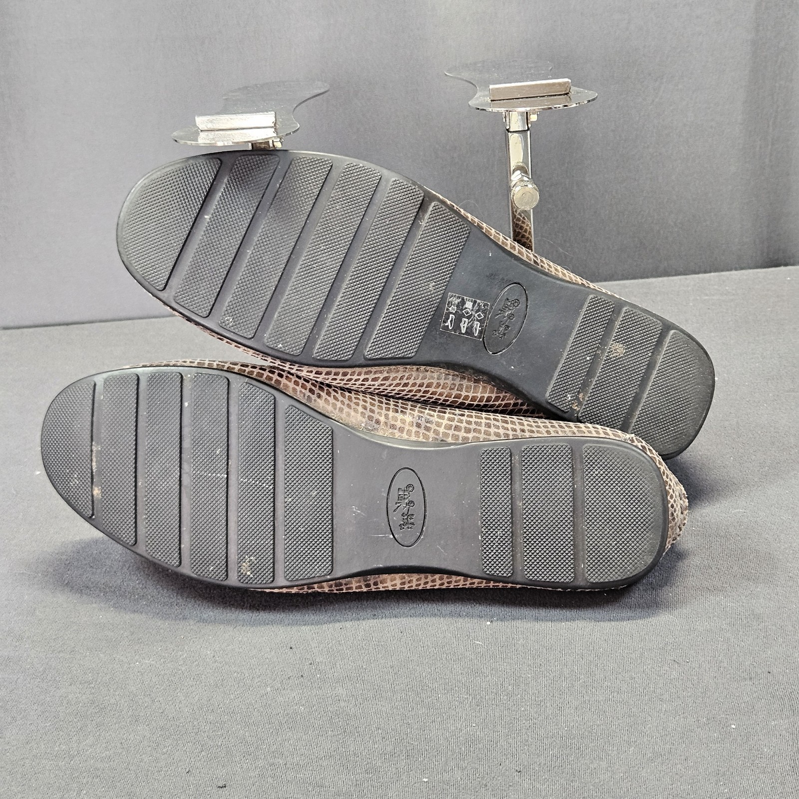 Coach Olive Brown Python Snakeskin Women's 8B Sli… - image 8