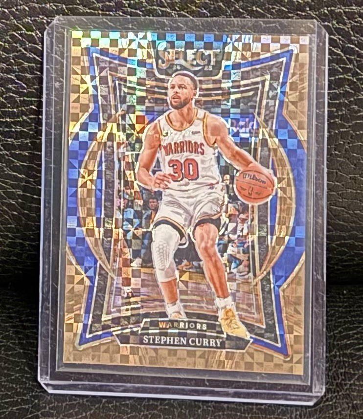 2024-25 Panini Select Stephen Curry #7 Concourse Bronze Checker Prizm /49 SSP