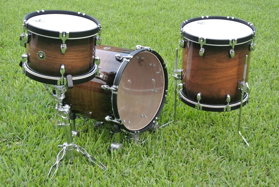 GRETSCH CATALINA SPECIAL WALNUT & MAPLE EDITION 16/12/14 DRUM SET! LOT K944 - Image 3 of 4