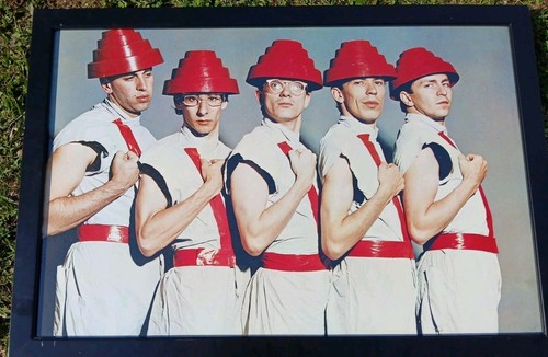 vtg 1980 devo Band poster rare VHTF 24 3/8" x 36 1/2" mark mothersbaugh Whip It
