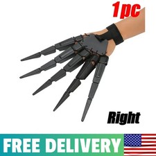Halloween Articulated Skeleton Hand Cosplay Glove - Horror