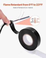  New 10 Rolls Electrical Tape PVC Insulating Tamp Adhesive Wire