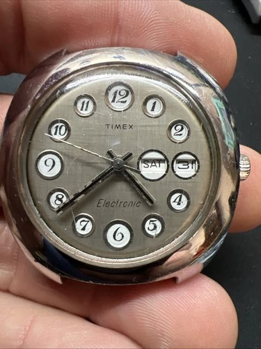 New ListingVintage Men’s Timex Phone Dial Watch.  Not Running.