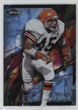 2024 Topps Finest Common Sky Blue Refractor /325 Archie Griffin #14 6o3