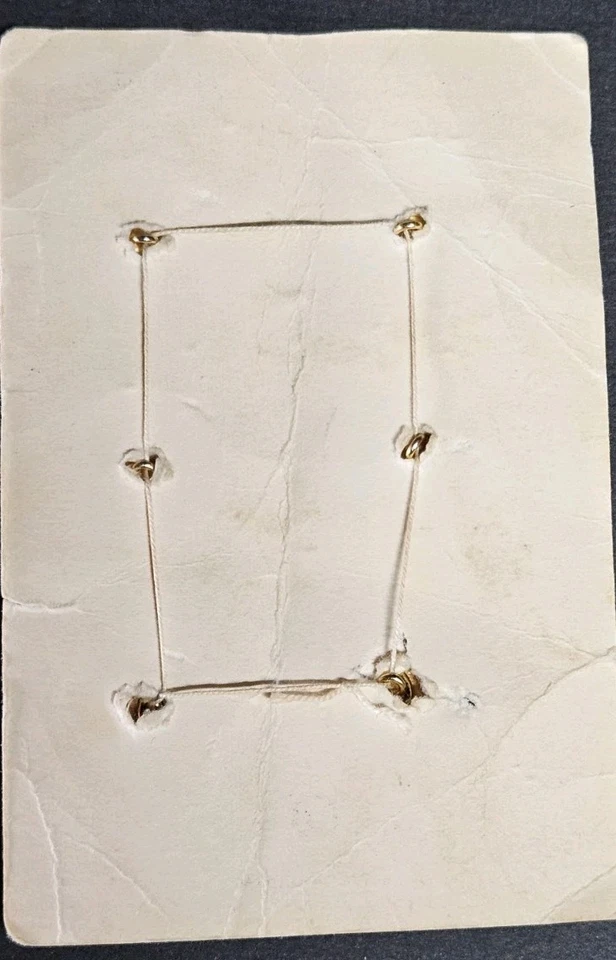 6 Antique Japanese Cloisonne UK Royal Coat of Arms Enameled Buttons on Orig Card - Image 4 of 4