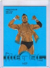 2025 AEW Skybox Metal Universe MJF Retro Precious Metal Gems 49/50 BLUE PMG