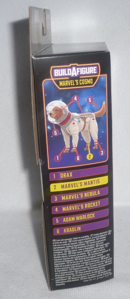 Marvel Legends Guardians of the Galaxy Vol 3 Mantis 6" Cosmo BAF MIP - Image 4 of 4