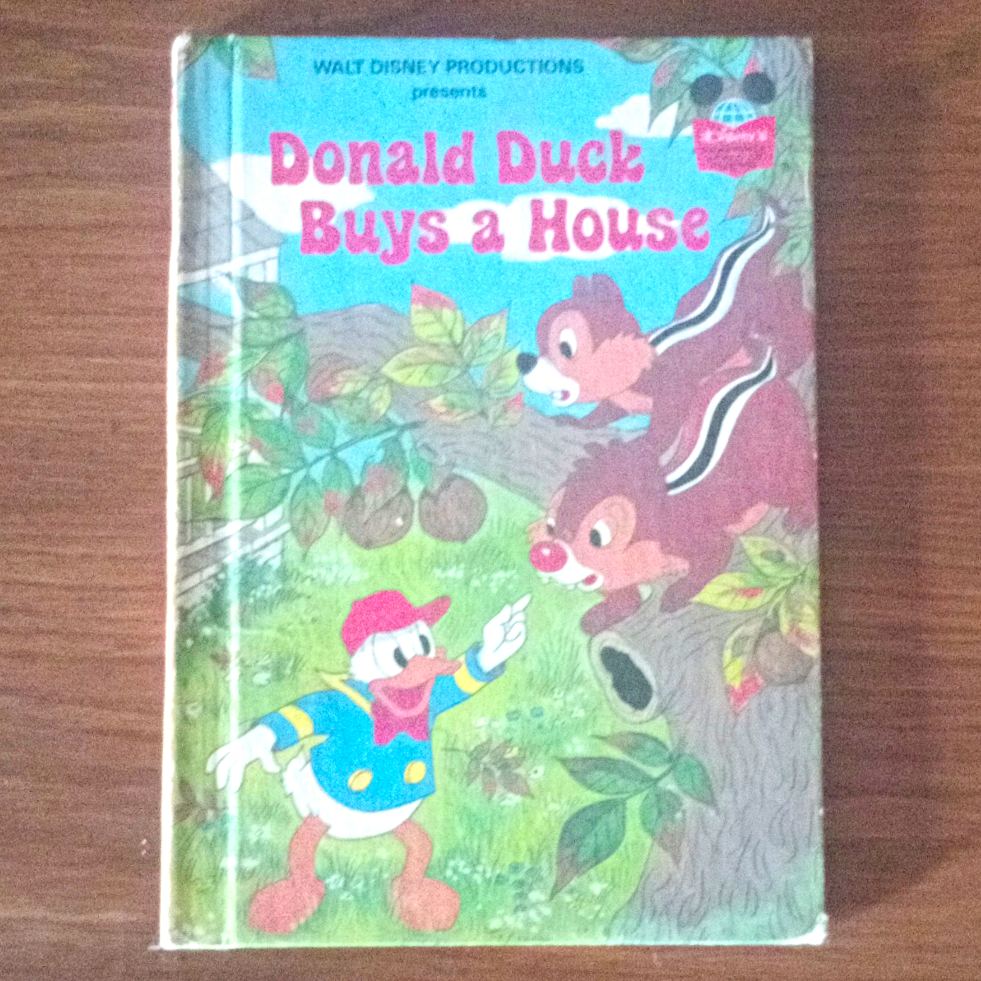 Walt Disney Productions Donald Duck Buys a House Hardcover Book Club Ed.