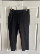 So Slimming Chicos 1 Womens Medium Black Crop Pants Workwear Career