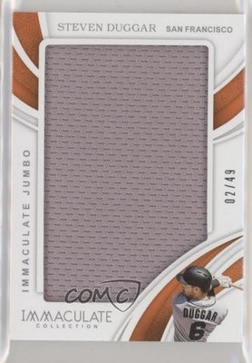 2019 Panini Immaculate Jumbos 2/49 Steven Duggar #IJ-SD Rookie RC 04sq