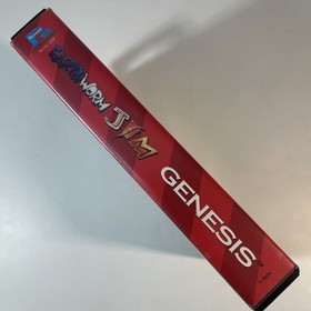 Earthworm Jim (Sega Genesis, 1994) Game & Case - No Manual - Tested & Working